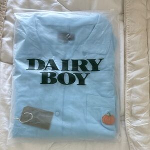 Dairy Boy Light Blue Pajama Set